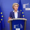 Chủ tịch Ủy ban châu Âu (EC) Ursula von der Leyen. (Ảnh: THX/TTXVN) 