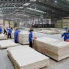 Chế biến gỗ xuất khẩu. (Nguồn: TTXVN) 