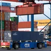 Cảng container ở Hamburg, miền Bắc Đức. (Ảnh: AFP/TTXVN)