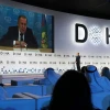 Ngoại trưởng Nga Sergei Lavrov phát biểu trực tuyến trong khuôn khổ Diễn đàn Doha. (Ảnh: AFP/TTXVN)