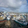 Tàu cá bị phá hủy do bão Beryl tại Barbados ngày 1/7/2024. (Ảnh: CNN/TTXVN)