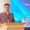 Ông Lê Thanh Hòa, Giám đốc Văn phòng SPS Việt Nam, phát biểu tại hội nghị. (Ảnh: Xuân Anh/TTXVN)