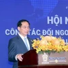 Ông Bùi Thanh Sơn, Phó Thủ tướng, Bộ trưởng Bộ Ngoại giao phát biểu chỉ đạo Hội nghị. (Ảnh: Xuân Khu/TTXVN)