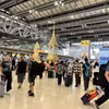 Sân bay Suvarnabhumi tấp nập khách qua lại sáng 9/3/2024. (Ảnh Đỗ Sinh/TTXVN)