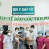 Niềm vui và hạnh phúc của đội ngũ bác sỹ, điều dưỡng khoa của gia đình các bé bệnh nhi sau khi kết thúc quá trình ghép tế bào gốc vào tháng 9/2022 vừa qua. (Nguồn: Bệnh viện Nhi đồng 2)