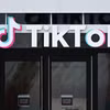 Biểu tượng Tiktok tại văn phòng ở Culver City, California, Mỹ. (Ảnh: AFP/TTXVN)