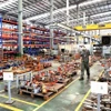 Kho linh kiện cơ khí tại huyện Trảng Bom, tỉnh Đồng Nai. (Ảnh: Hồng Đạt/TTXVN)