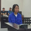 Bị cáo Nguyễn Thu Hương tại phiên tòa. (Nguồn: Báo Công an Nhân dân)