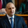 Tổng thống Bulgaria Rumen Radev phát biểu trước Quốc hội tại Sofia. (Ảnh: AFP/TTXVN)