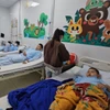 Bệnh nhân đang điều trị tại Bệnh viện Đa khoa Sài gòn-Nha Trang. (Ảnh: TTXVN phát)