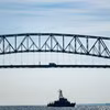 Cây cầu Francis Scott Key ở Baltimore, Maryland, Mỹ. (Ảnh: AFP/TTXVN)