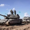 Xe quân sự Israel tham gia chiến dịch tấn công ở Rafah, phía Nam Dải Gaza ngày 10/5/2024. (Ảnh: AFP/TTXVN)