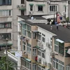 Quang cảnh một khu dân cư ở thành phố Thượng Hải, Trung Quốc. (Ảnh: AFP/TTXVN)