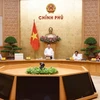 Phó Thủ tướng Lê Thành Long, Chủ tịch Ủy ban Quốc gia về người cao tuổi Việt Nam phát biểu. (Ảnh: Doãn Tấn/TTXVN)