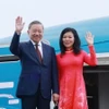 Tổng Bí thư, Chủ tịch nước Tô Lâm và Phu nhân rời Hà Nội, lên đường dự Khóa họp 79 Đại Hội đồng Liên hợp quốc và thăm cấp Nhà nước tới Cuba. (Ảnh: Lâm Khánh/TTXVN)