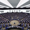 Toàn cảnh phiên họp toàn thể của Nghị viện châu Âu (EP) ở Strasbourg, Pháp ngày 13/3/2024. (Ảnh: AFP/TTXVN)