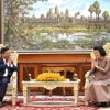 Chủ tịch Quốc hội Vương quốc Campuchia Khuon Sudary tiếp Đại sứ Nguyễn Huy Tăng. (Ảnh: Huỳnh Thảo/TTXVN)