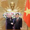 Hình ảnh Chủ tịch Quốc hội Vương Đình Huệ tiếp Đoàn Đại biểu Thượng viện Hoa Kỳ