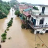 Hàng nghìn ngôi nhà tại Yên Bái bị ngập do bão số 3. (Ảnh: Tuấn Anh/TTXVN)