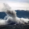 Khói bốc lên từ ngôi làng Shihin ở miền Nam Liban sau cuộc không kích của Israel ngày 13/2/2024. (Ảnh: AFP/TTXVN)