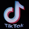 Biểu tượng mạng xã hội TikTok. (Ảnh: AFP/TTXVN) 
