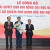 Đại học Đà Nẵng bổ nhiệm Phó Giáo sư, Tiến sỹ Nguyễn Mạnh Toàn làm Phó Giám đốc Đại học Đà Nẵng. (Ảnh: Văn Dũng/TTXVN)