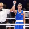 Tối 27/7 (giờ Việt Nam), trong trận đấu ra quân ở vòng loại môn Boxing hạng cân 60kg nữ của Olympic Paris 2024, võ sỹ Hà Thị Linh của Việt Nam đã giành chiến thắng với tỷ số áp đảo 5-0 trước đối thủ Feofaaki Epenisa đến từ Tonga. (Ảnh: Hoàng Linh/TTXVN)