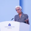 Chủ tịch ECB Christine Lagarde. (Ảnh: THX/TTXVN)