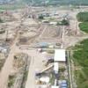 Công trường Dự án đường kết nối Sân bay Long Thành. (Ảnh: Công Phong/TTXVN)