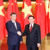 Chủ tịch Quốc hội Vương Đình Huệ hội kiến Tổng Bí thư, Chủ tịch nước Trung Quốc