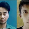 Phan Công Thành (trái) và Nguyễn Đắc Hoàng. (Ảnh do Công an cung cấp)