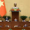 Phó Chủ tịch Thường trực Quốc hội Trần Thanh Mẫn điều hành phiên họp. (Ảnh: Doãn Tấn/TTXVN)