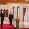 Ông Soussan nhận nhiệm vụ trước Tổng thống Bashar al-Assad. (Nguồn: AA)