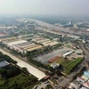 Hiện nay, tỉnh Long An có 37 khu công nghiệp và 59 cụm công nghiệp được phê duyệt, tổng diện tích là 15.000ha. (Ảnh: Vũ Sinh/TTXVN)