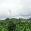 Dự án điện gió đi vào vận hành tại huyện miền núi Hướng Hóa, tỉnh Quảng Trị. (Ảnh: Nguyên Lý/TTXVN)