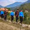 Trai gái Sán Chỉ đi hát Soóng Cọ. (Nguồn: Báo Quảng Ninh)