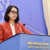 Người phát ngôn Bộ Ngoại giao Phạm Thu Hằng. (Ảnh: Minh Đức/TTXVN)