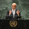 Ông Alain Berset phát biểu tại Đại hội đồng Liên hợp quốc khóa 78 ở New York (Mỹ). (Ảnh: AFP/TTXVN)