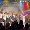 Một tiết mục âm nhạc của người Việt tại Đức. (Ảnh: Phương Hoa/TTXVN)