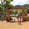 Trường học ở Hồ Bốn (Mù Cang Chải, Yên Bái) chịu thiệt hại nặng nề khi mưa lũ xảy ra. (Ảnh: Thanh Tùng/TTXVN)