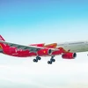 Máy bay của Hãng hàng không Vietjet Air. (Ảnh: PV/Vietnam+)