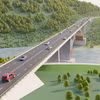Phối cảnh phương tiện lưu thông trên Dự án Cao tốc Đồng Đăng-Trà Lĩnh.