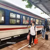 Một đoàn tàu của Tổng công ty Đường sắt Việt Nam. (Ảnh: Việt Hùng/Vietnam+)