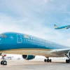 Máy bay của hãng hàng không Vietnam Airlines. (Ảnh: PV/Vietnam+)