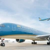 Kết quả kinh doanh quý 4/2023 của Vietnam Airlines có nhiều khởi sắc. (Ảnh: PV/Vietnam+)