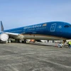 Vietnam Airlines sắp tiếp nhận máy bay Boeing 787-10 Dreamliner thứ 5 trong tổng số 8 chiếc theo hợp đồng thuê mua máy bay. (Ảnh: PV/Vietnam+)