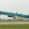 Mở lại 5 đường bay, Vietnam Airlines tiến tới khôi phục hoàn toàn mạng bay tới Trung Quốc. (Ảnh: CTV/Vietnam+)