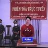 Bị cáo Trương Ngọc Tuấn bị phạt 15 năm tù về tội Giết người. (Ảnh: Phạm Cường/TTXVN)