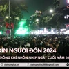 Phố đi bộ Hồ Gươm chật kín người chờ đón năm mới 2024 