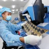 Sản xuất linh kiện điện tử. (Nguồn: TTXVN)